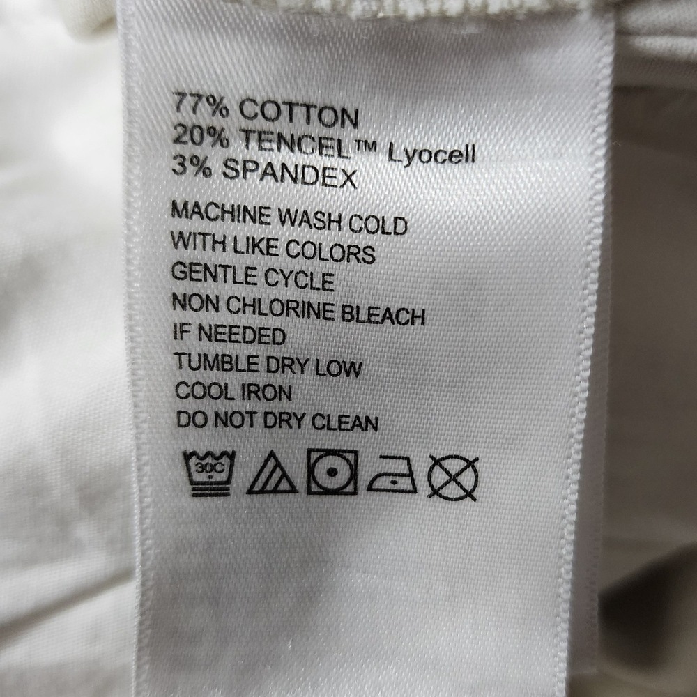 NWT Tommy Bahama Boracay Chino Pants Mens 38x30 Flat Front Ivory Stretch Cotton - Picture 6 of 12